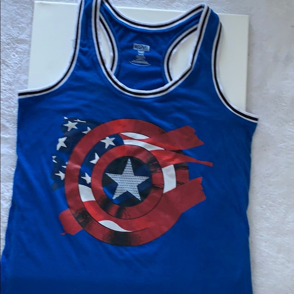 Captain America Tank Top